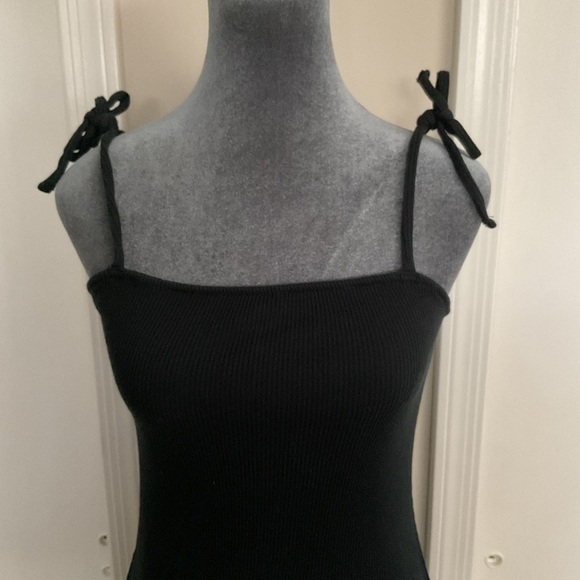🩵 Wild Fable Black Ribbed Dress - Picture 2 of 5